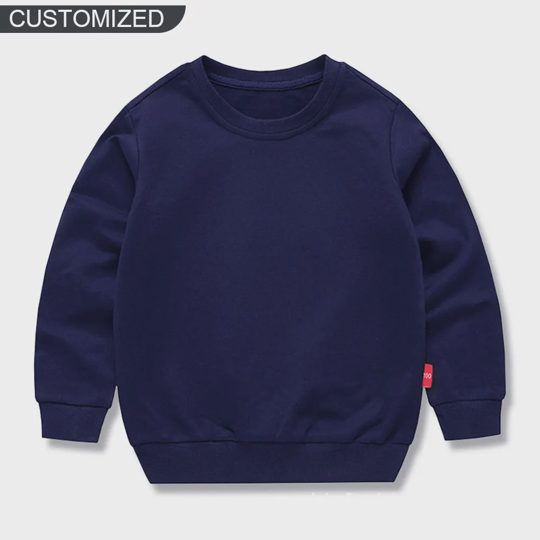 【12M-11Y】Custom Name Soccer Initial Sweatshirt For Kids - Personalized Gift For Boys