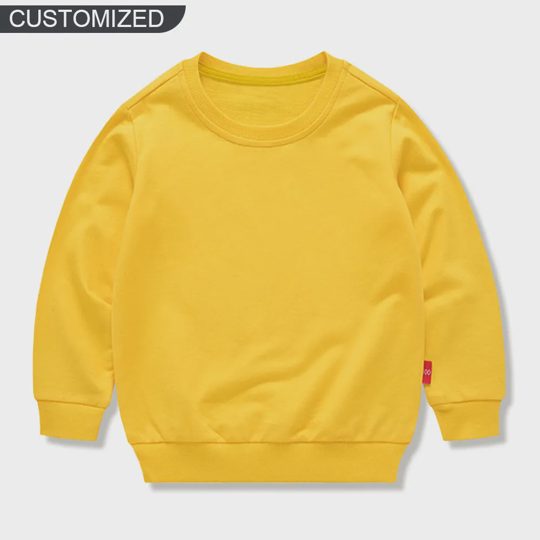 【12M-11Y】Custom Name Soccer Initial Sweatshirt For Kids - Personalized Gift For Boys